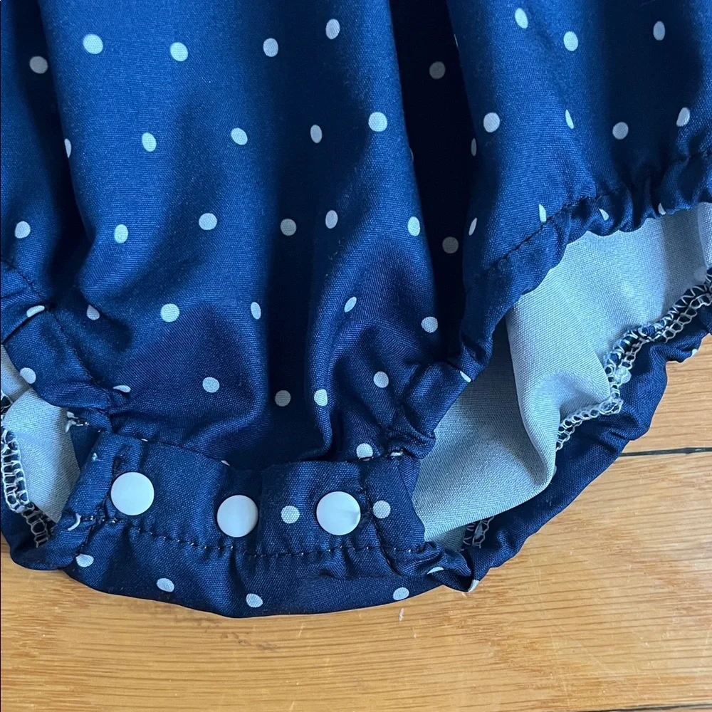 America Baby Smocked Bubble Romper - Picture 3 of 5